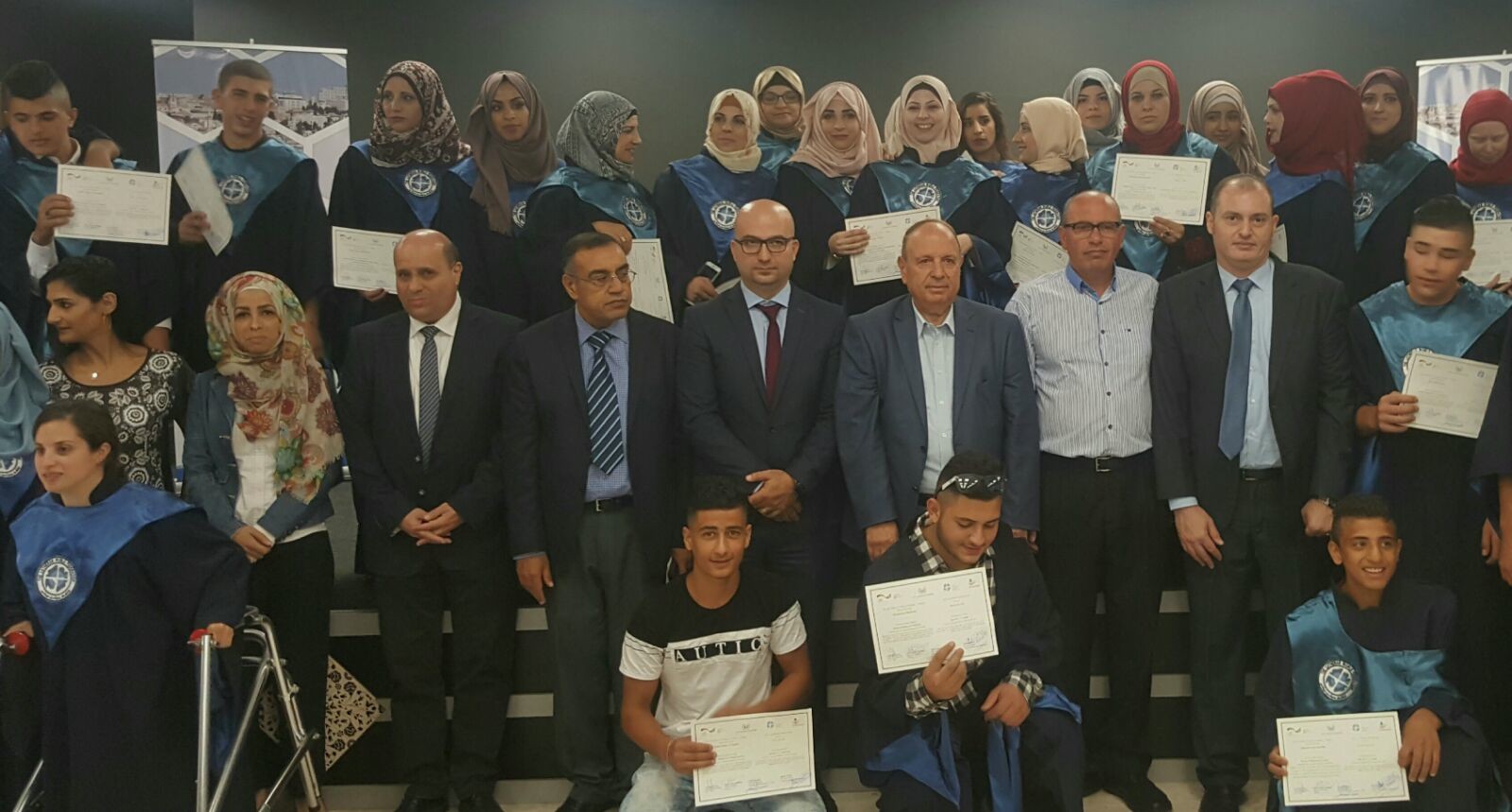 Graduation of vocational training courses for young people
