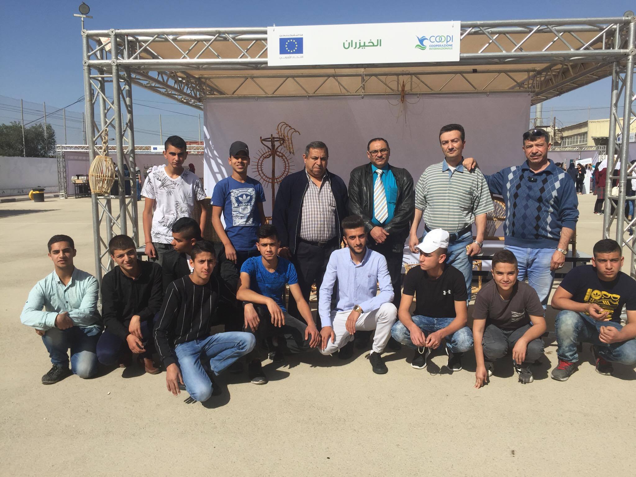 Participating in the Industrial Schools Exhibition