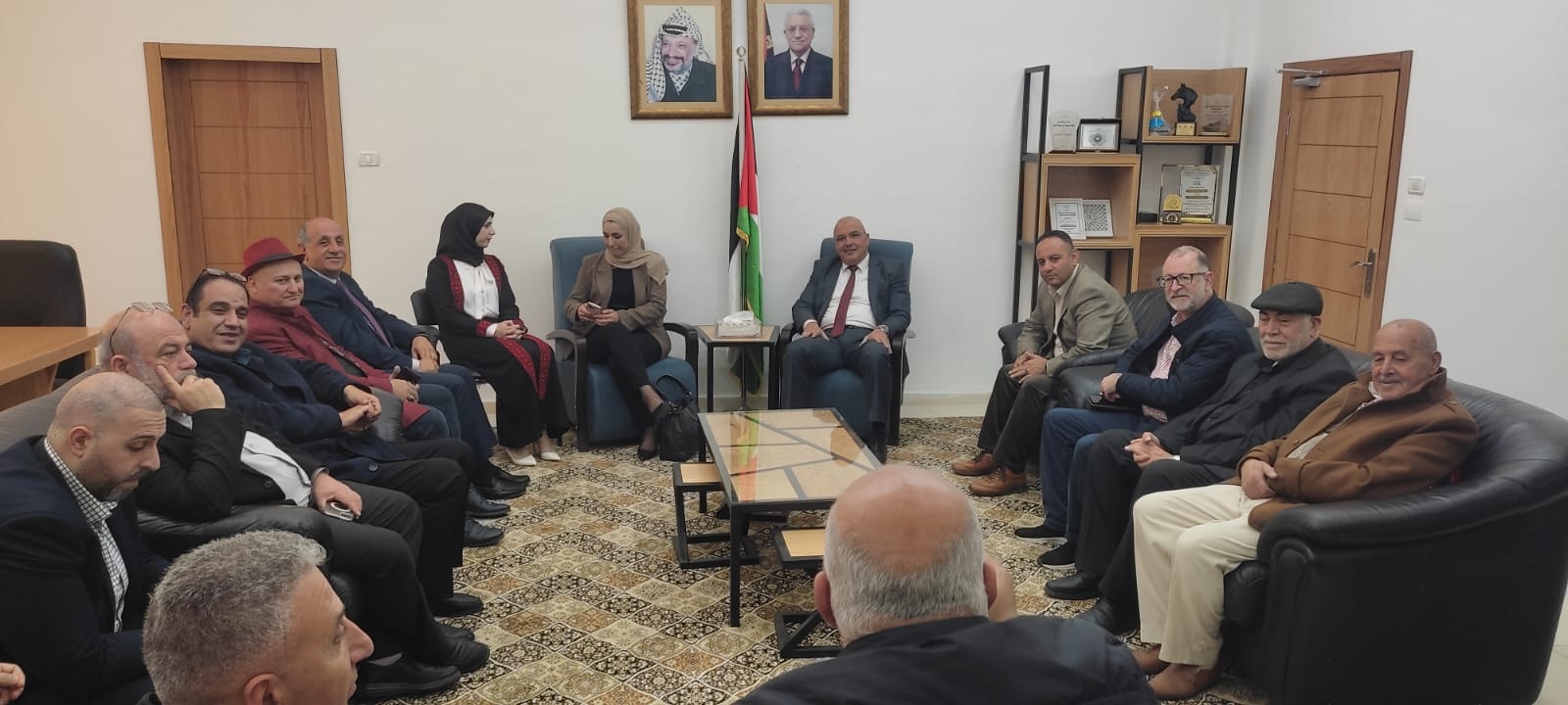 Hosting the “100 Paintings from Gaza” exhibition